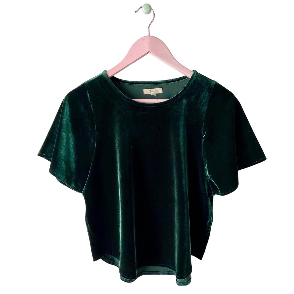 Madewell Velvet Blouse